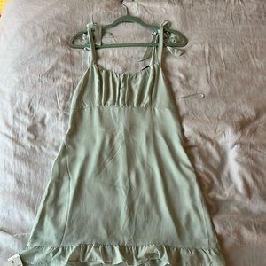 Silk mint/seafoam/teal Abercrombie dress - new with tags, size medium